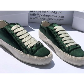 Pedro Garcia Fashion Lace Up Casual Shoes For Women Green