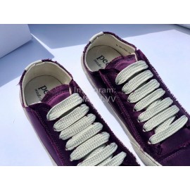 Pedro Garcia Fashion Lace Up Casual Shoes For Women Purple