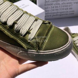 Pedro Garcia Fashion Lace Up Casual Shoes Green For Women 