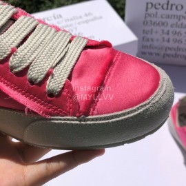 Pedro Garcia Fashion Lace Up Casual Shoes For Women Pink