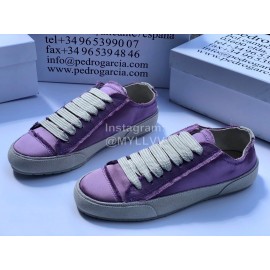 Pedro Garcia Fashion Lace Up Casual Shoes For Women Light Purple