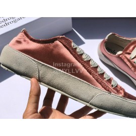 Pedro Garcia Fashion Lace Up Casual Shoes For Women Dark Pink