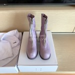 Piero Guidi Fashion Leather High Heel Boots For Women Purple