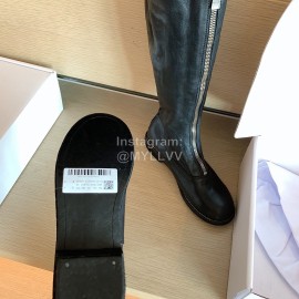 Piero Guidi Fashion Leather Long Boots For Women Black