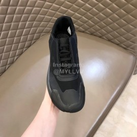 Prada Adidas Co Branded Casual Suede Sneakers For Men Black