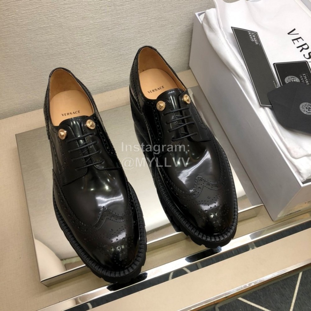 Prada Black Calf Leather Lace Up Casual Business Shoes For Men 