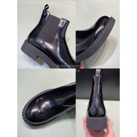 Prada Black Calf Leather Canvas High Top Shoes For Men 