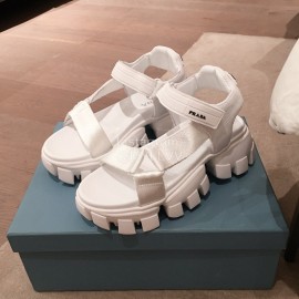 Prada Fashion Thick Soles Sports Sandals For Women White