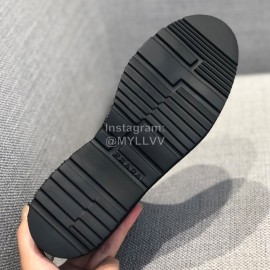 Prada Fashion Black Patent Leather Boots For Women 
