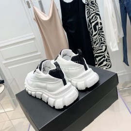Prada New Thick Bottom Sneakers In Autumn And Winter For Women White