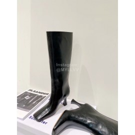 Proenza Schouler New Patent Leather Long Boots For Women Black