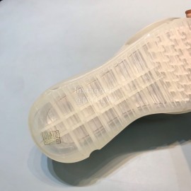 Rick Owens Leather Transparent Thick Sole Shoes For Men