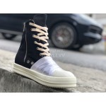 Rick Owens Fashion Canvas High Top Shoes For Men And Women 
