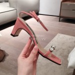 Sergio Rossi Summer Fashion Leather High Heel Scandals For Women 