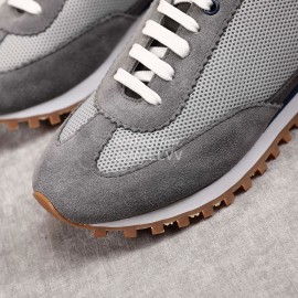 Thom Browne Nylon Mesh Running Shoes For Men And Women Dark Gray