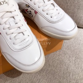 Tods Autumn Retro Calf Leather Shoes For Men White