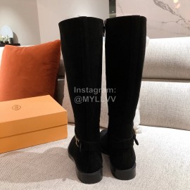 Tods Autumn Winter New Velvet Boots For Women Black
