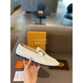 Tods Autumn White Calf Leather Shoes For Women 