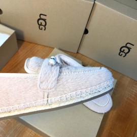 Ugg Winter New Soft Wool Pearl Casual Shoes For Women Pink