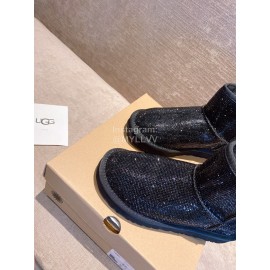 Ugg Winter Blingbling Wool Boots For Women Black