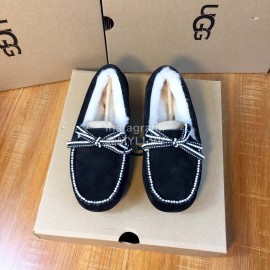 Ugg Winter Fashion Lamb Wool Casual Shoes For Women Black