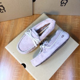 Ugg Winter Fashion Lamb Wool Casual Shoes For Women Pink