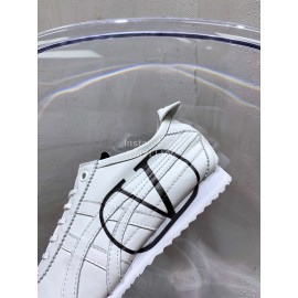 Valentino Joint Name Onitsuka Tiger Casual Leather Shoes White