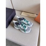 Valentino Autumn Winter Couple Color Matching Sneakers Blue