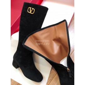 Valentino Autumn Winter New Leather Women Long Boots