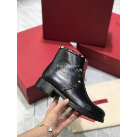 Valentino Classic Rivet Short Boots For Women