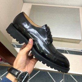 Versace Cowhide Casual Shoes For Men Black