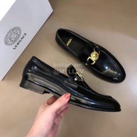 Versace New Patent Calf Leather Business Shoes For Men 