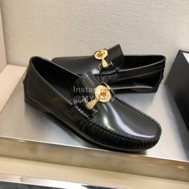 Versace Cowhide Hardware Buckle Business Shoes For Men