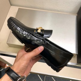 Versace Cowhide Hardware Buckle Business Shoes For Men
