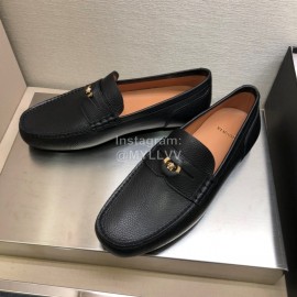 Versace New Cowhide Business Shoes For Men Black