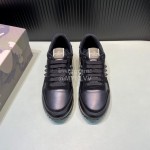 Valentino Garavani Rockrunner Camouflage Black Leather Sneakers For Men 