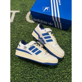 Adidas Forum 84 Low Og Casual Sneakers For Men And Women White Blue
