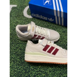 Adidas Forum 84 Low Og Casual Sneakers For Men And Women White Red