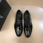 Ysl Cowhide Lace Up Business Shoes For Men