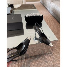 Ysl Patent Leather High Heels For Women Black