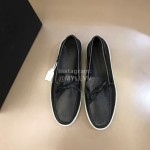 Zegna Fashion Suede Loafers For Men Black