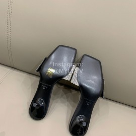 Alexander Wang Silk Sheepskin High Heeled Slippers For Women