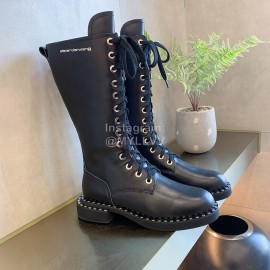 Alexander Wang Autumn Winter New Calf Lace Up Boots For Women