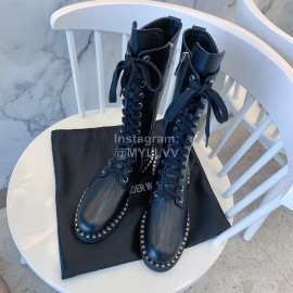 Alexander Wang Autumn Winter New Calf Lace Up Boots For Women