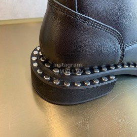 Alexander Wang Autumn Winter New Calf Lace Up Short Boots For Women