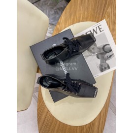 Alexander Wang Autumn Winter Metal Letter Thick Heel Boots For Women