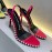 Alexander Wang Spring Summer New Sheepskin High Heel Sandals For Women Red