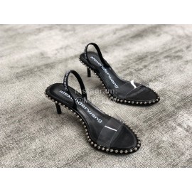 Alexander Wang Summer New Calfskin Pointed High Heeled Sandals For Women 