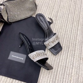 Alexander Wang Spring New Shining Sheepskin Slippers For Women 