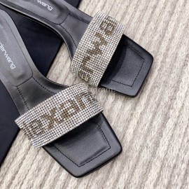 Alexander Wang Spring New Shining Sheepskin Slippers For Women 